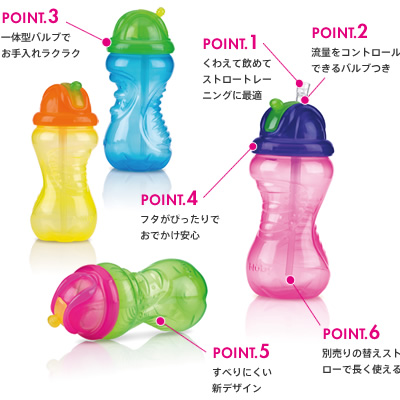 ヌービーのストローやマグが赤ちゃんに選ばれる理由